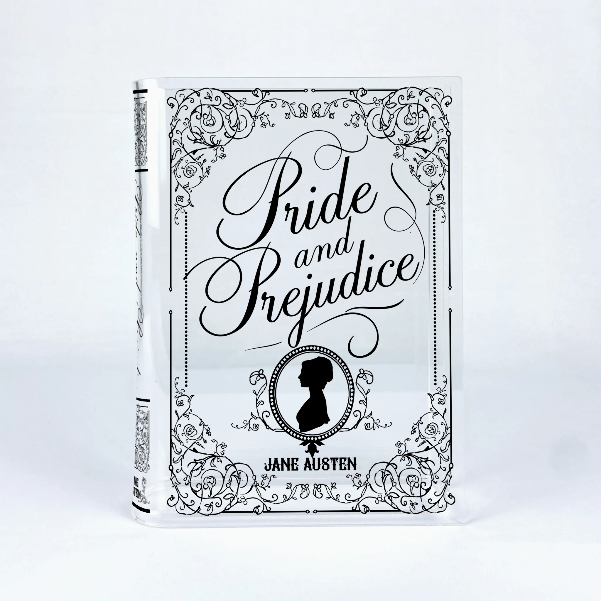 Pride and Prejudice Acrylic Book Vase - II - Black - Image 8