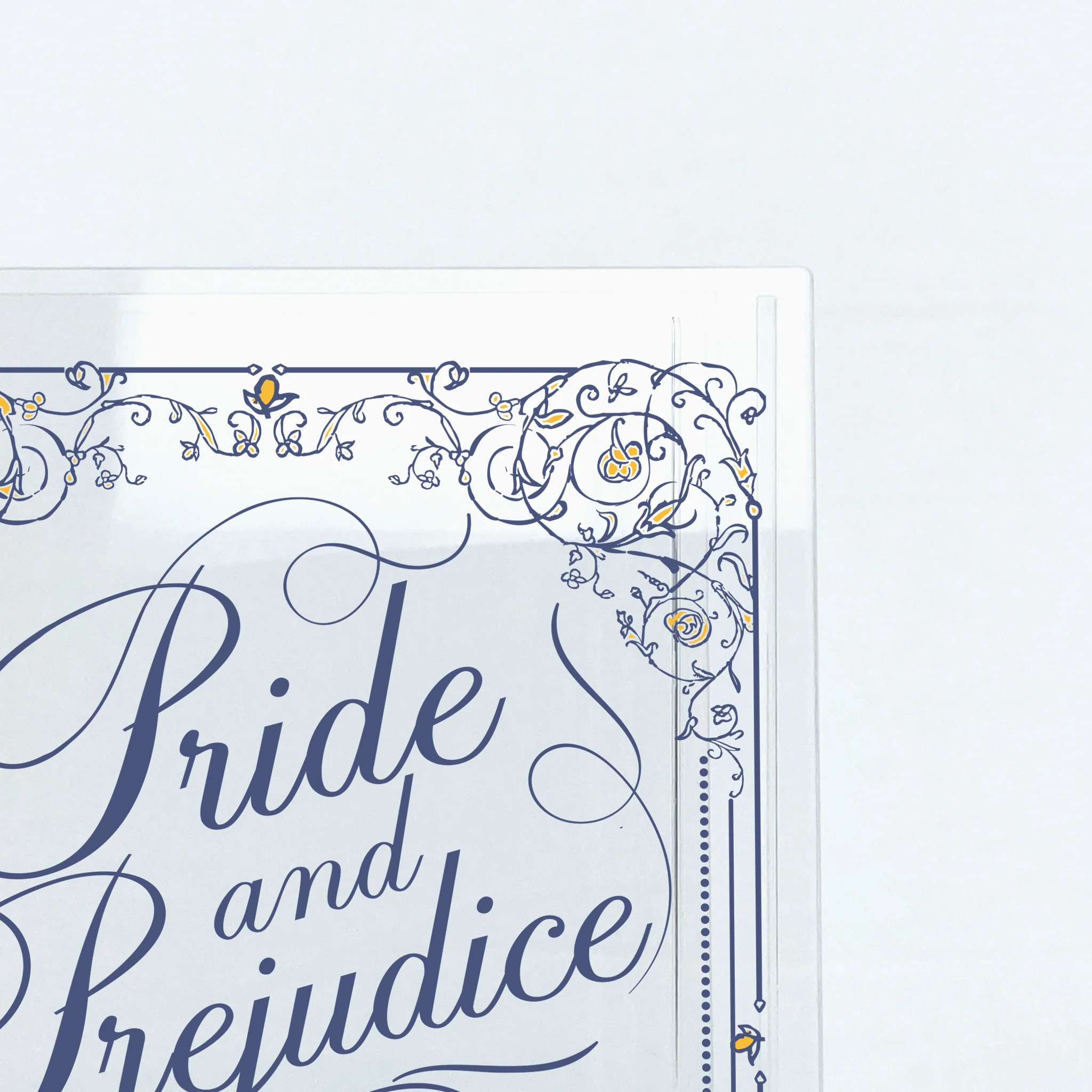 Pride and Prejudice Acrylic Book Vase - II - Colorful - Image 10