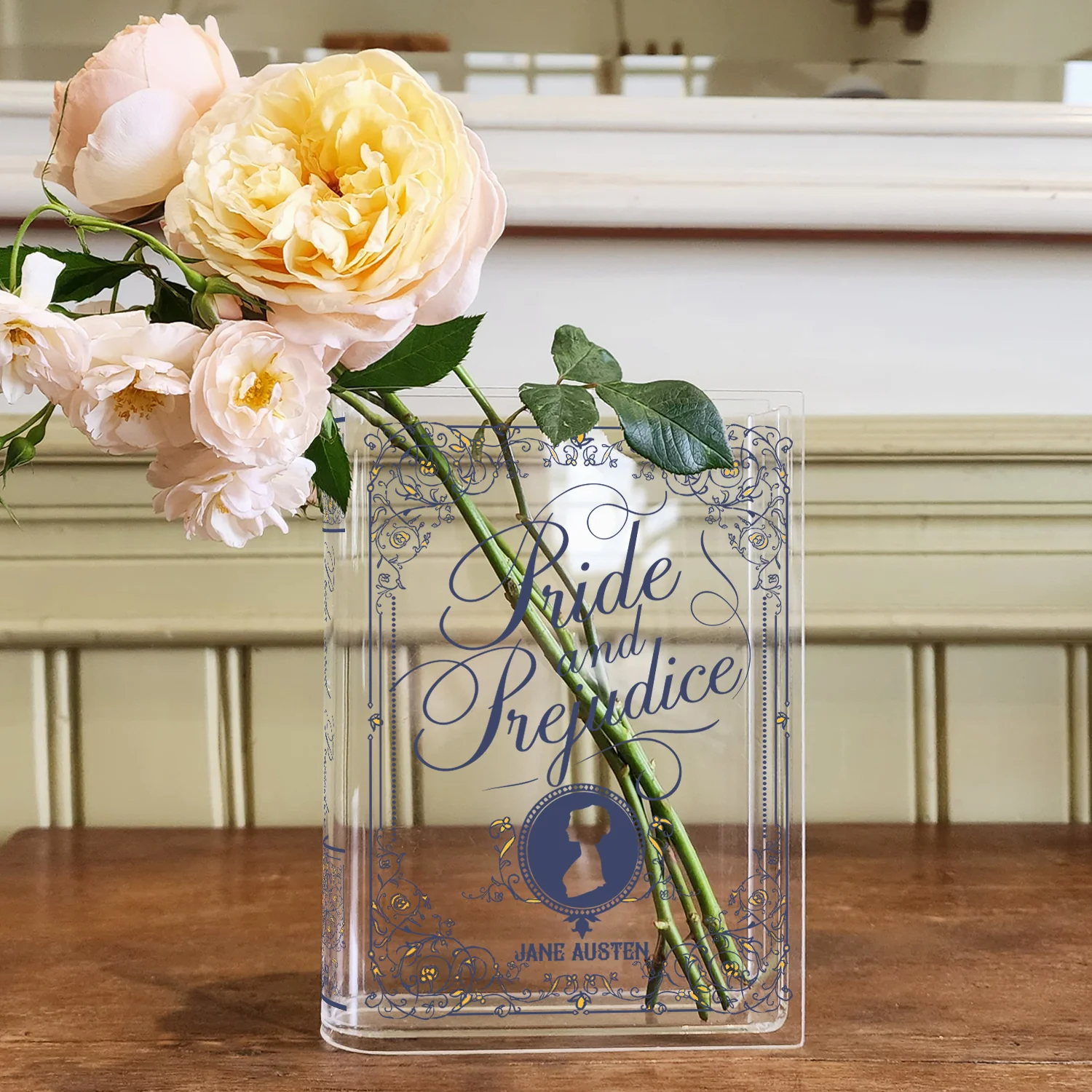 Pride and Prejudice Acrylic Book Vase - II - Colorful - Image 6