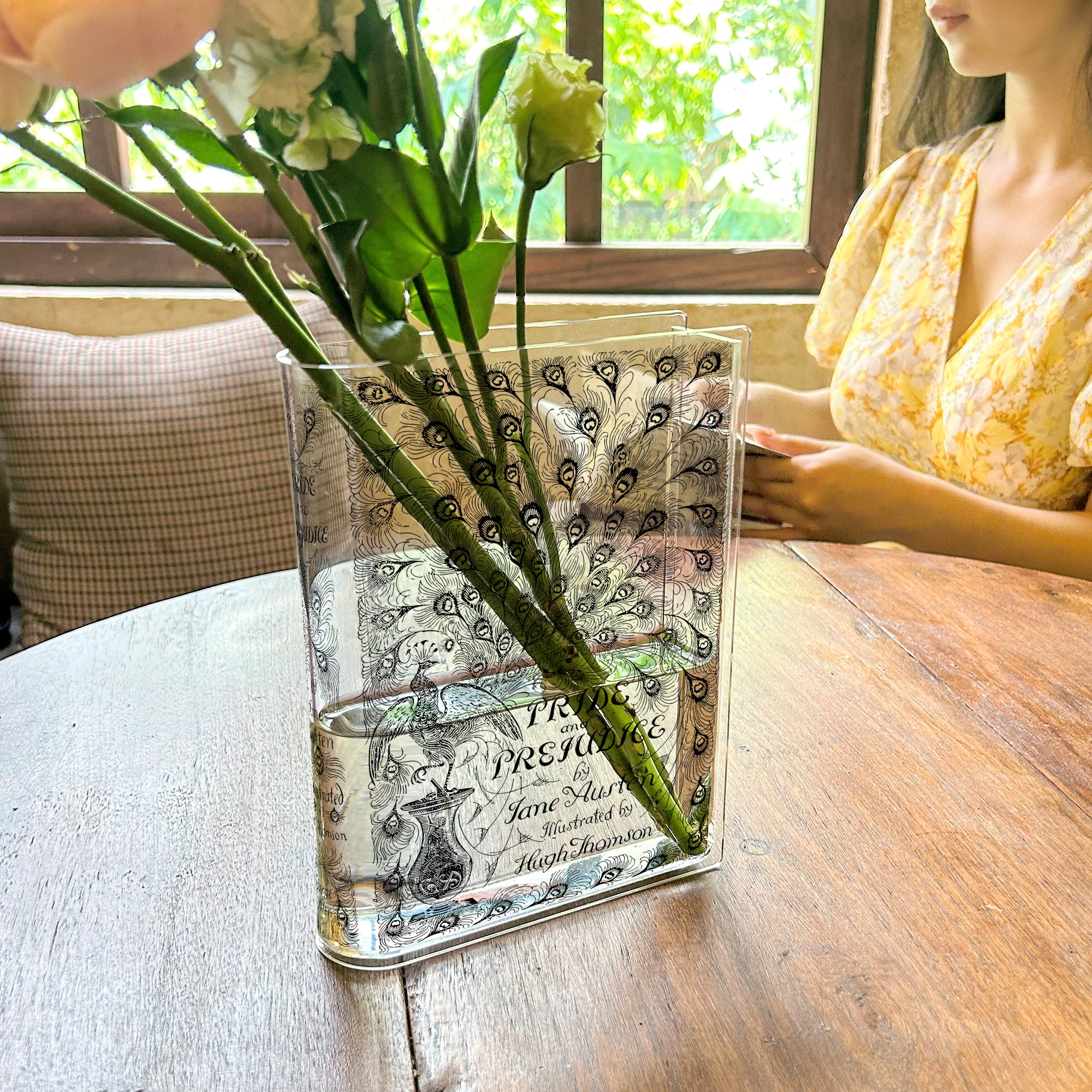 Pride and Prejudice Acrylic Book Vase - Image 7
