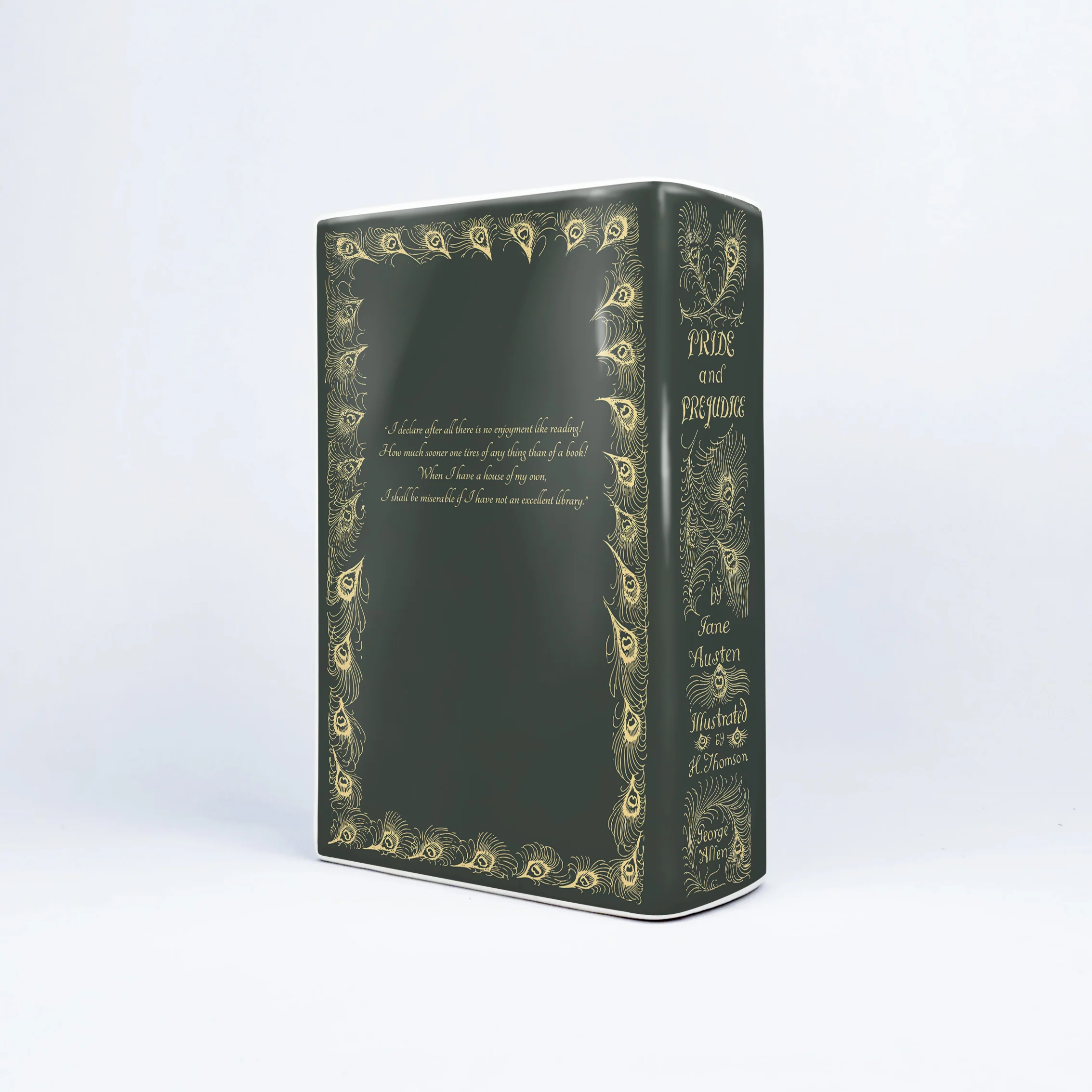 Pride and Prejudice Ceramic Book Vase - Large - Image 9