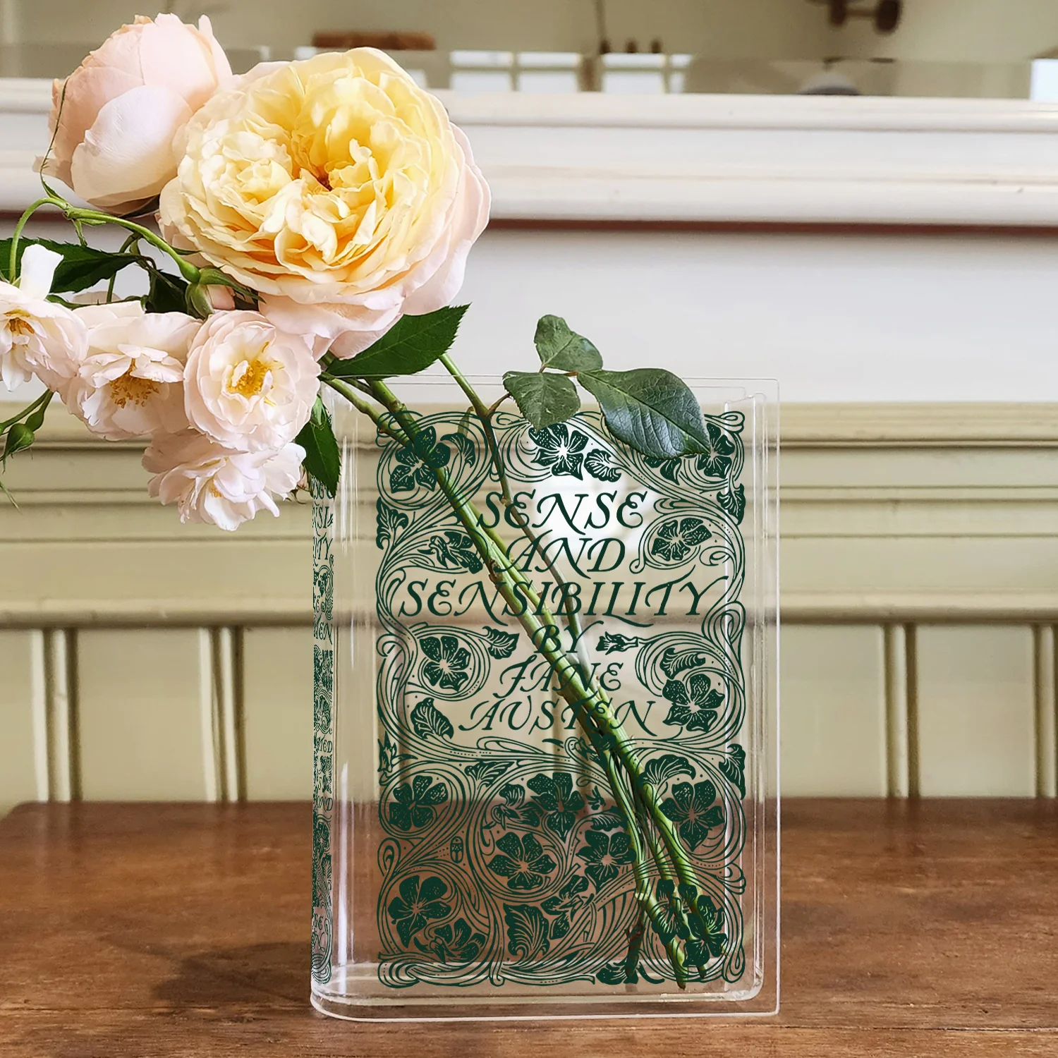 Sense and Sensibility Acrylic Book Vase - Image 6