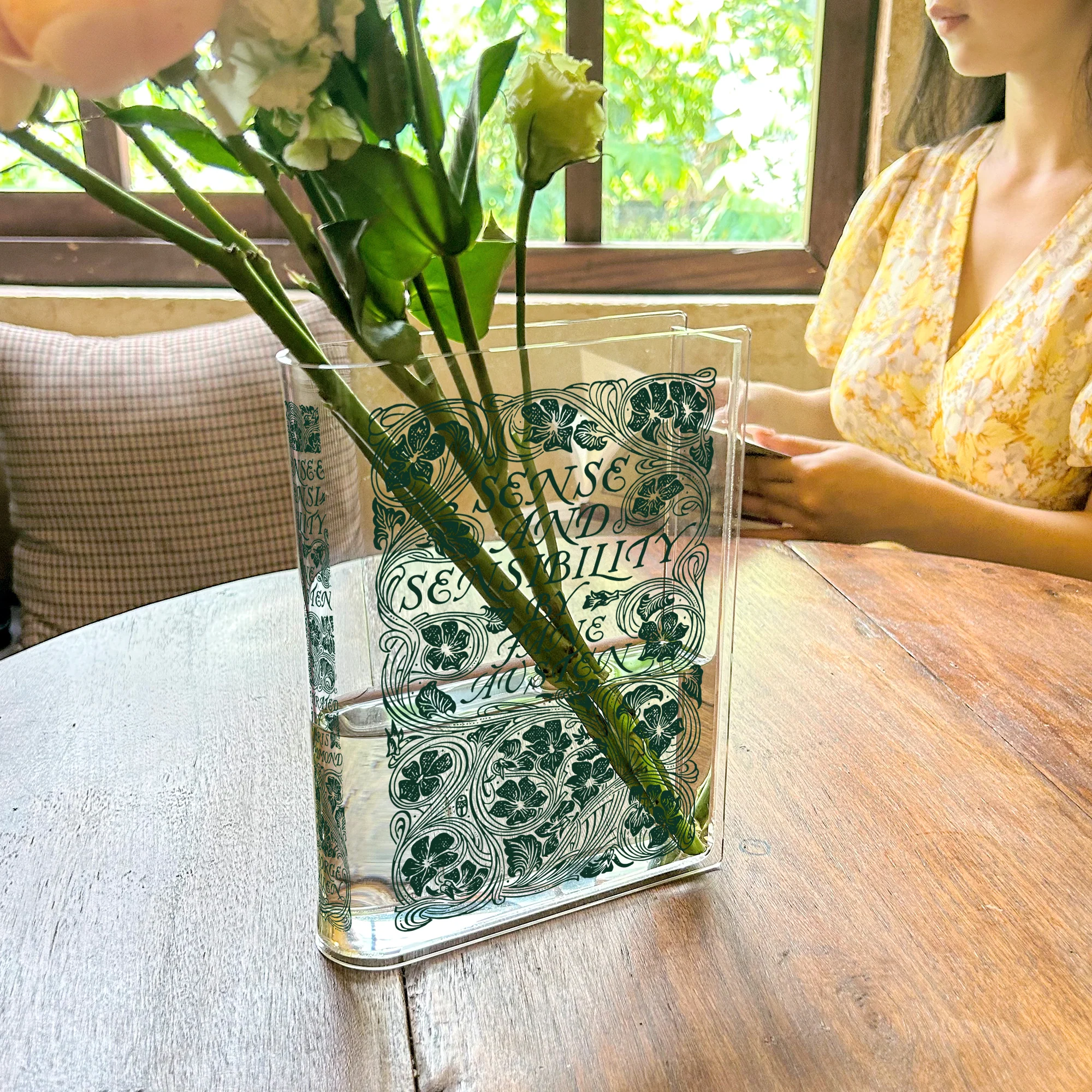 Sense and Sensibility Acrylic Book Vase - Image 7