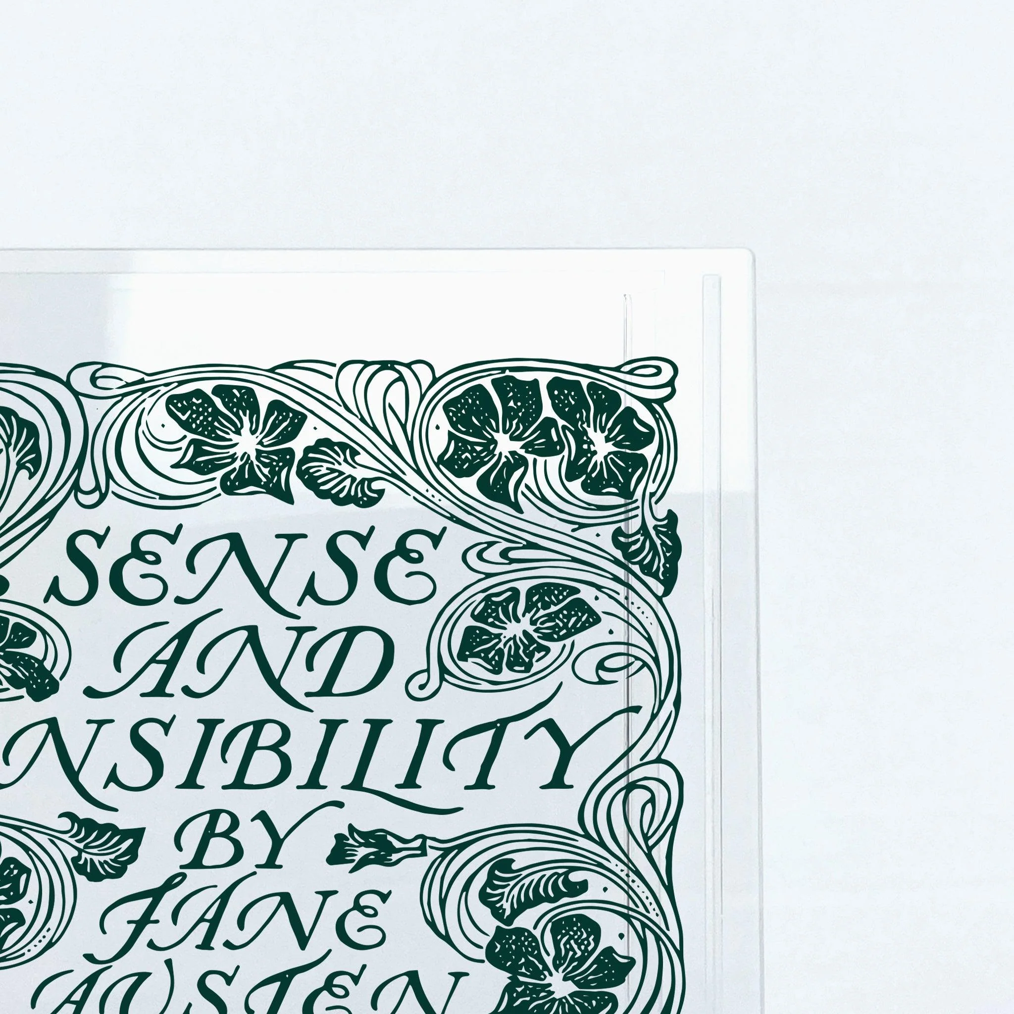 Sense and Sensibility Acrylic Book Vase - Image 9