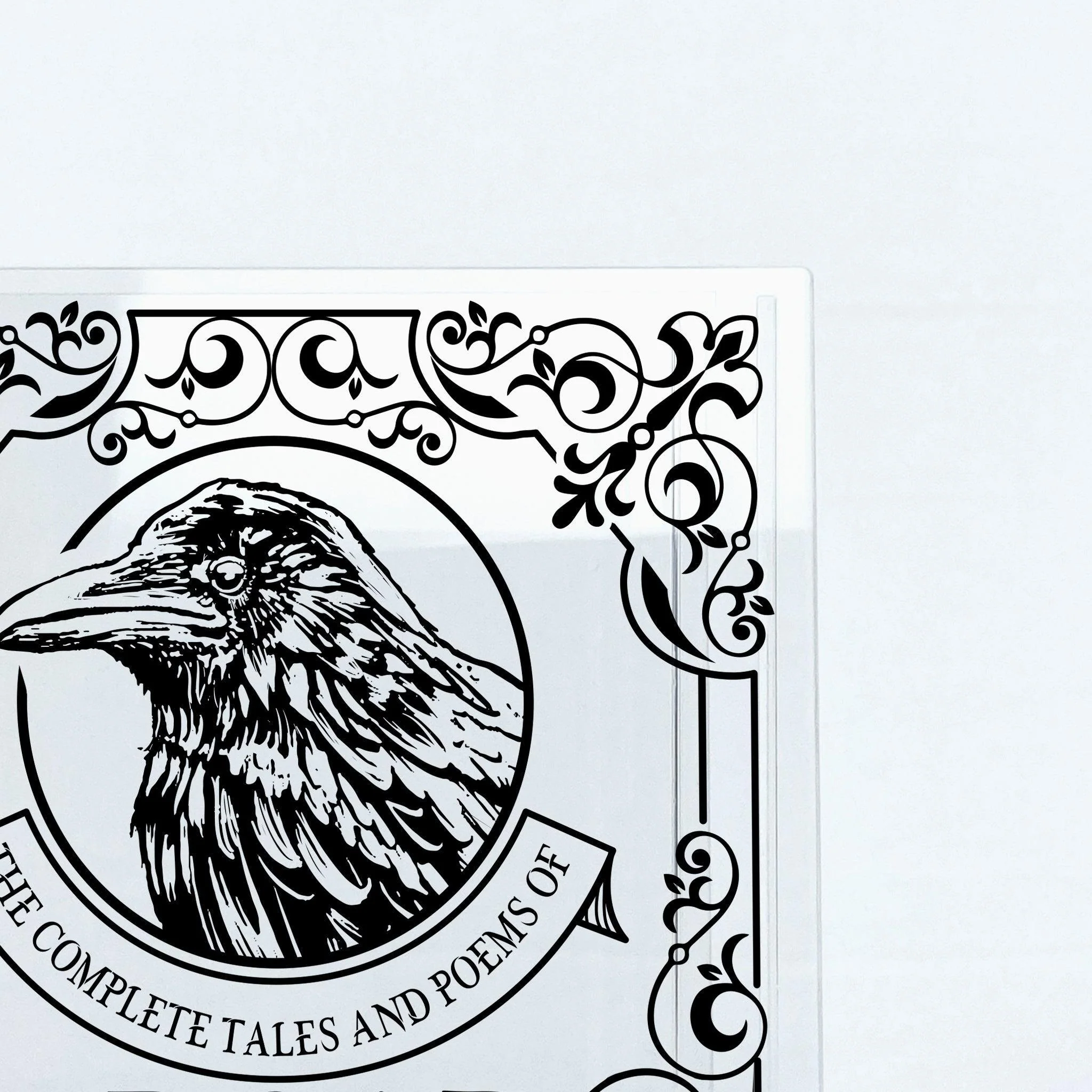 Edgar Allan Poe Acrylic Book Vase - Image 9