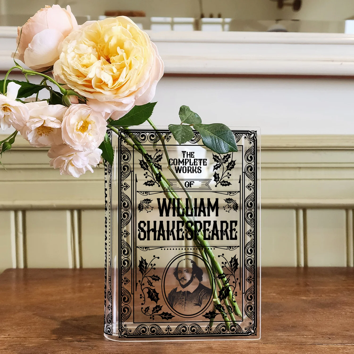 William Shakespeare Acrylic Book Vase - Image 6