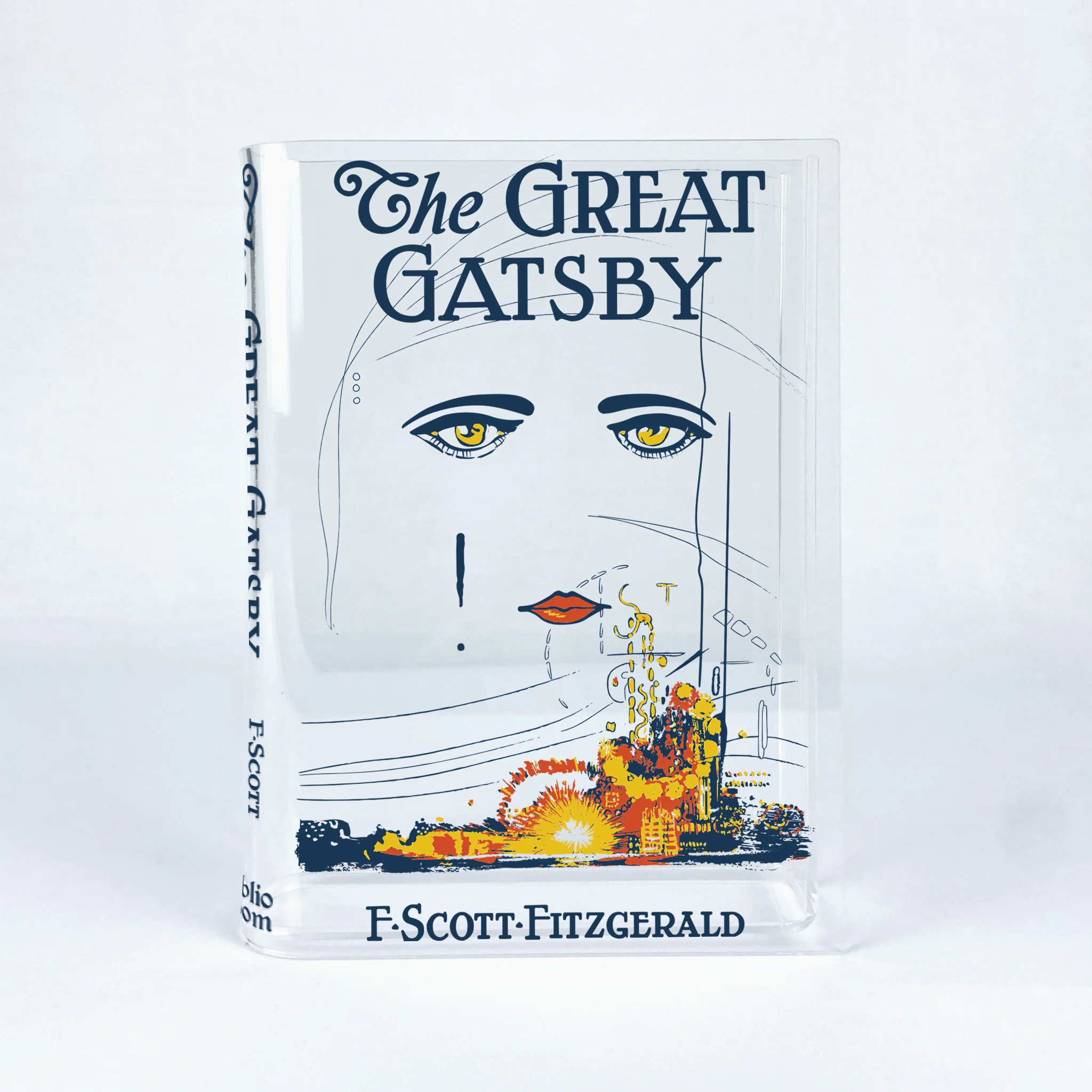 The Great Gatsby Acrylic Book Vase - Colorful - Image 8