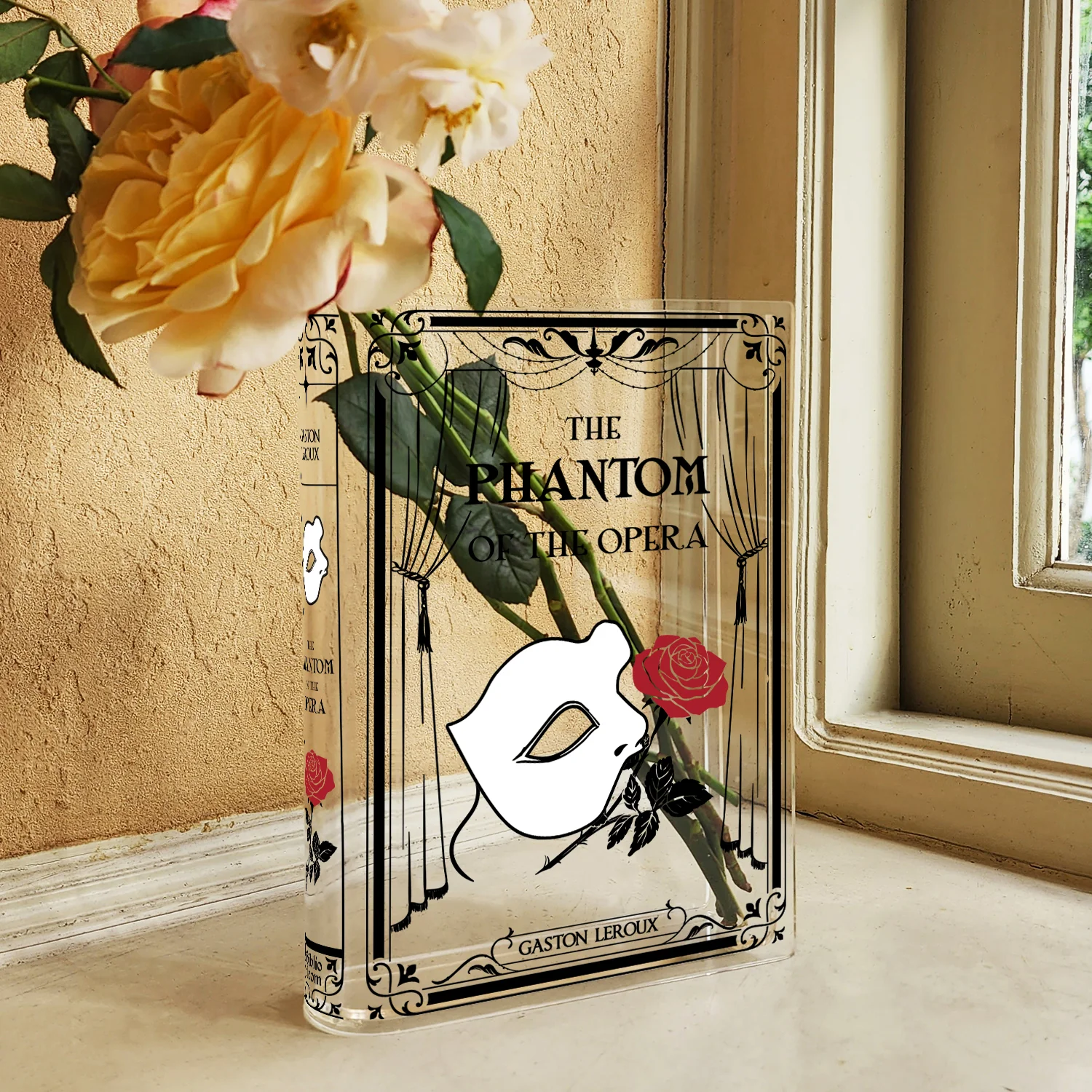 The Phantom of the Opera Acrylic Book Vase - Image 3