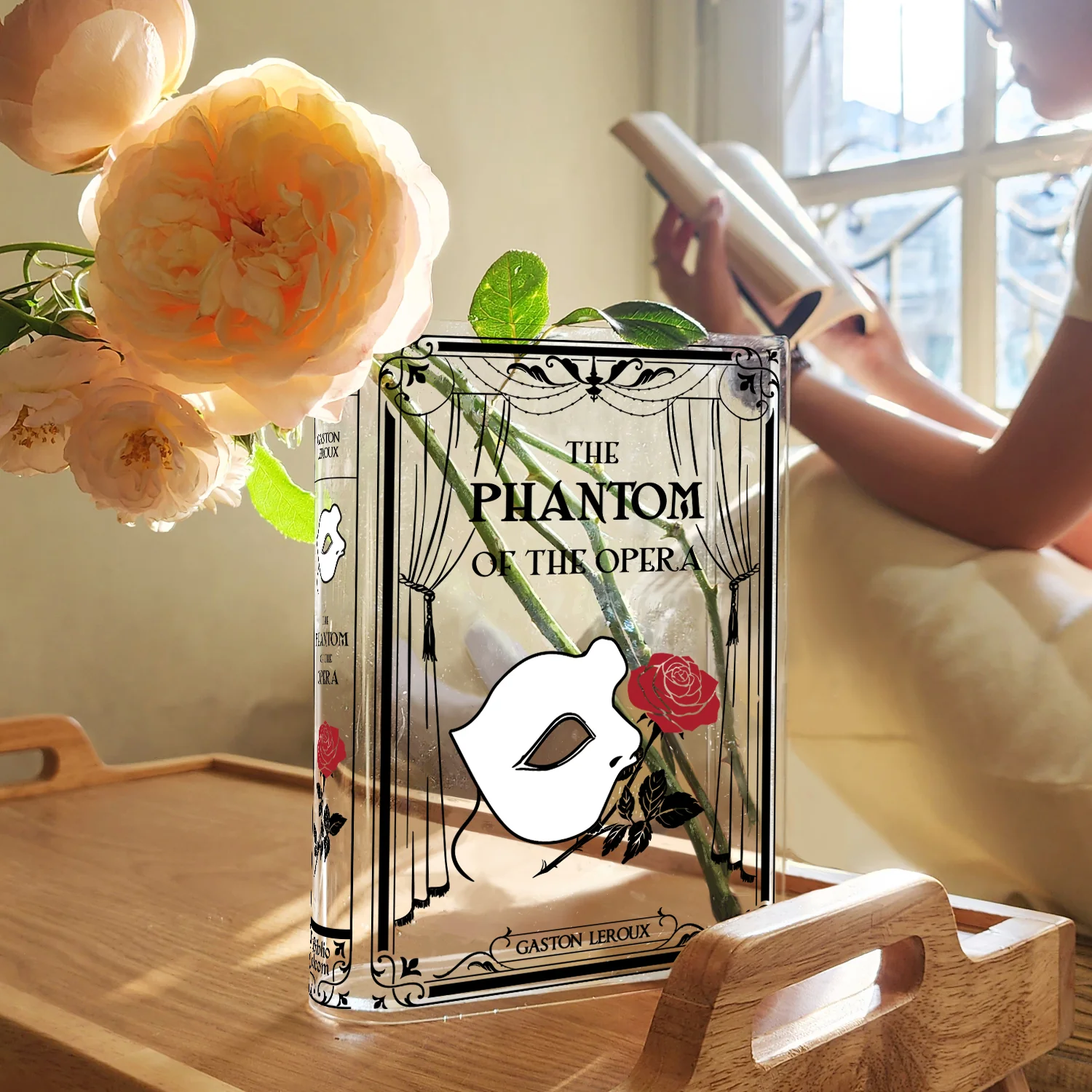 The Phantom of the Opera Acrylic Book Vase - Image 4
