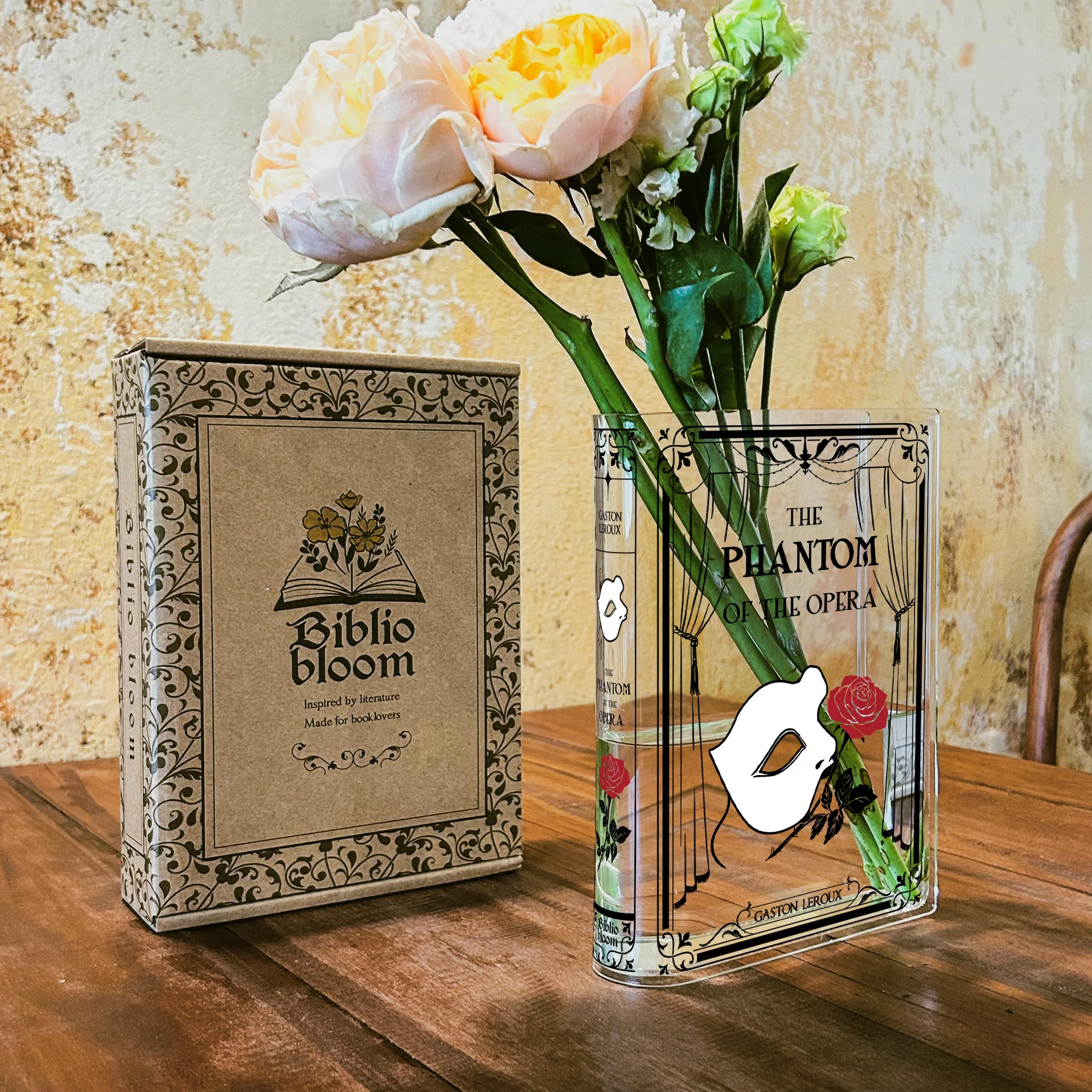 The Phantom of the Opera Acrylic Book Vase - Image 5