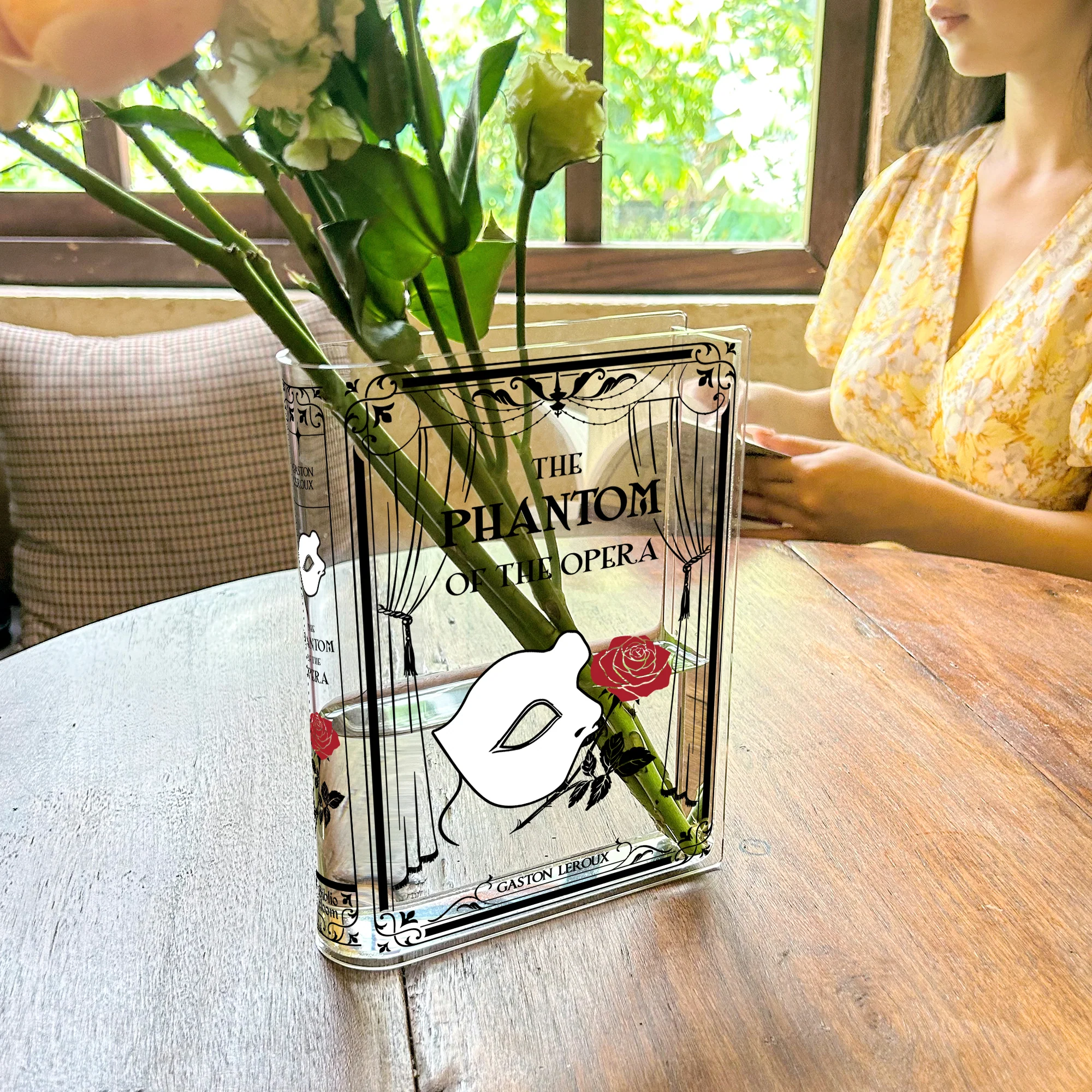 The Phantom of the Opera Acrylic Book Vase - Image 7