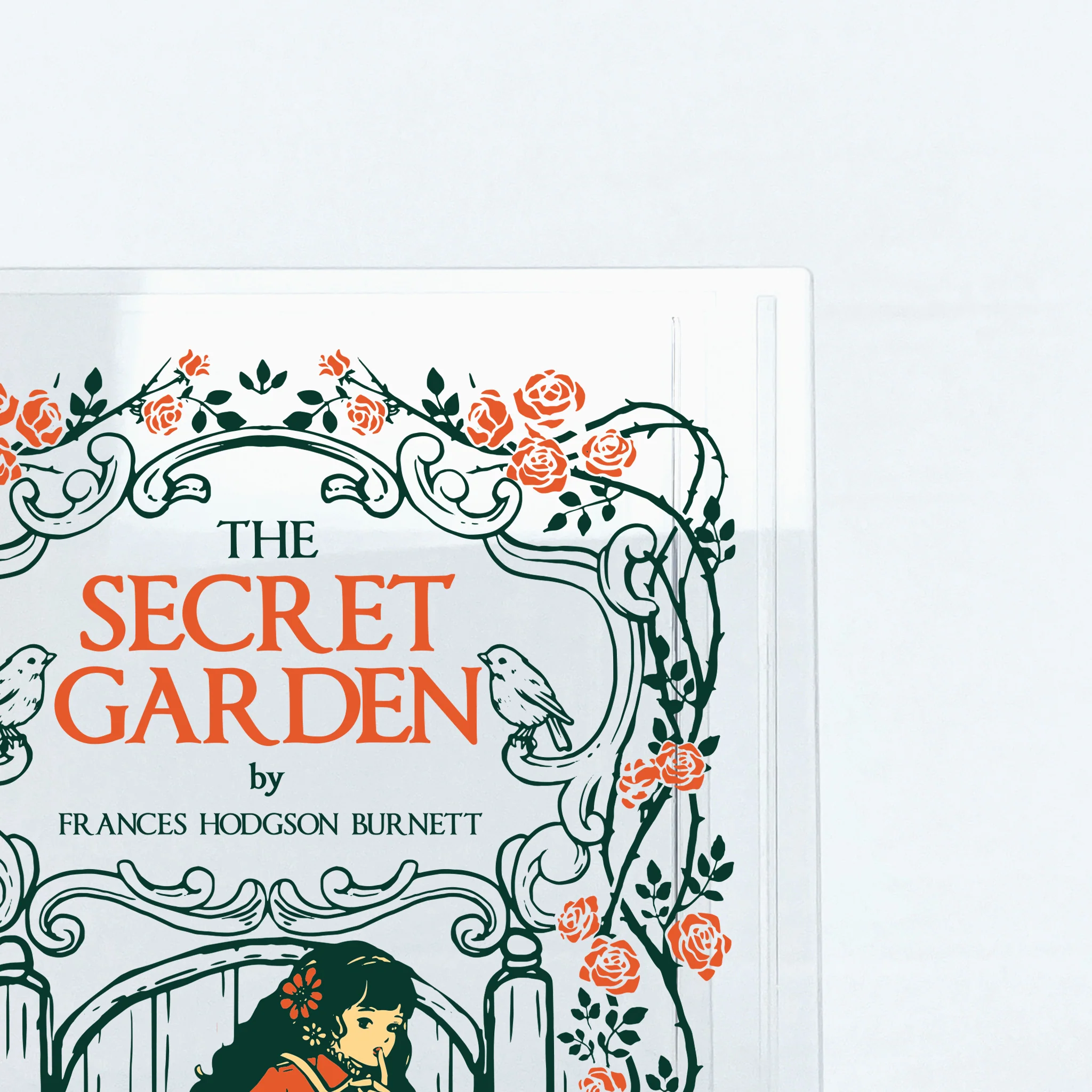 The Secret Garden Acrylic Book Vase - Black Hair - Image 9