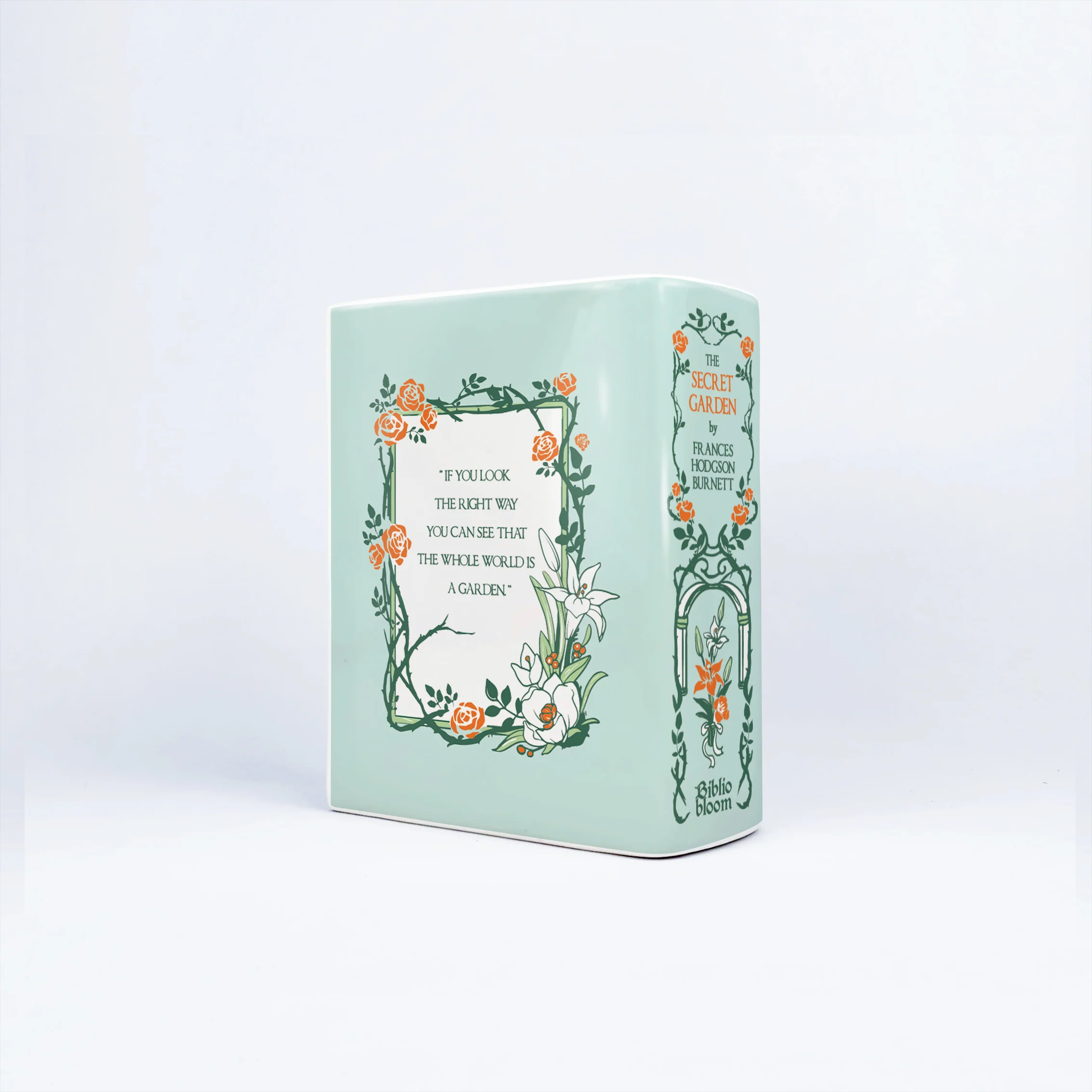 The Secret Garden Ceramic Book Vase - Small - Image 11