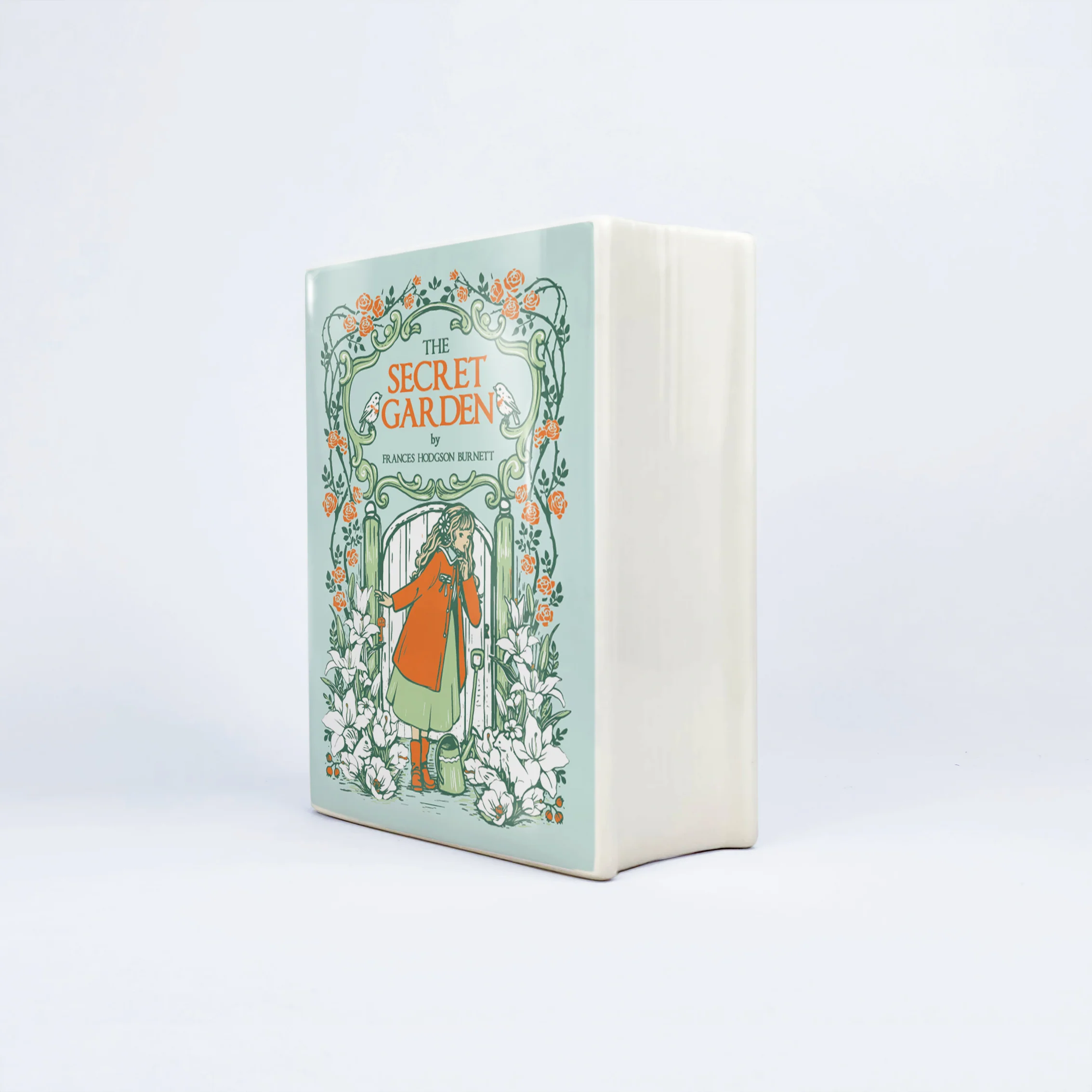 The Secret Garden Ceramic Book Vase - Small - Image 9
