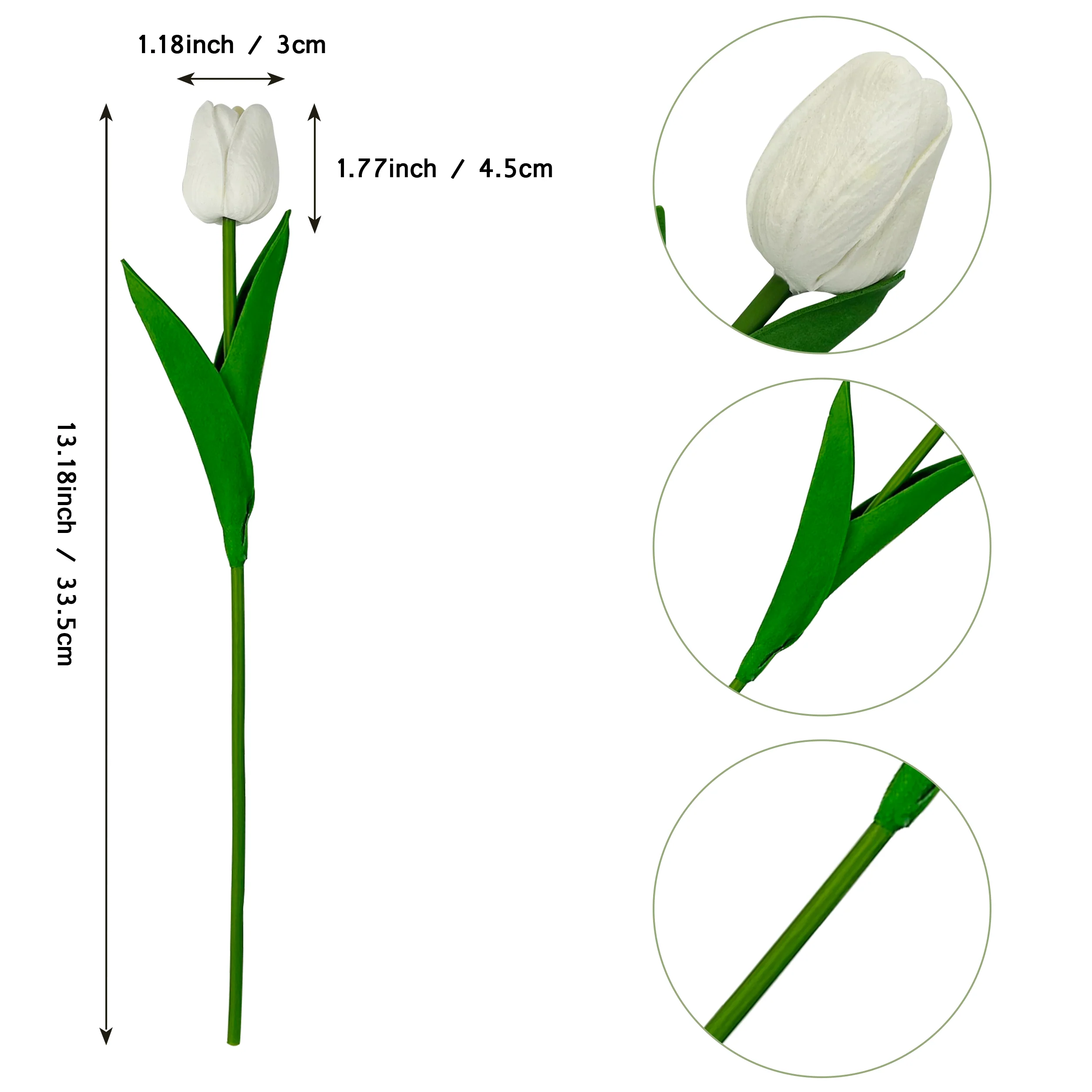 10PCS Artificial Tulips - Image 4
