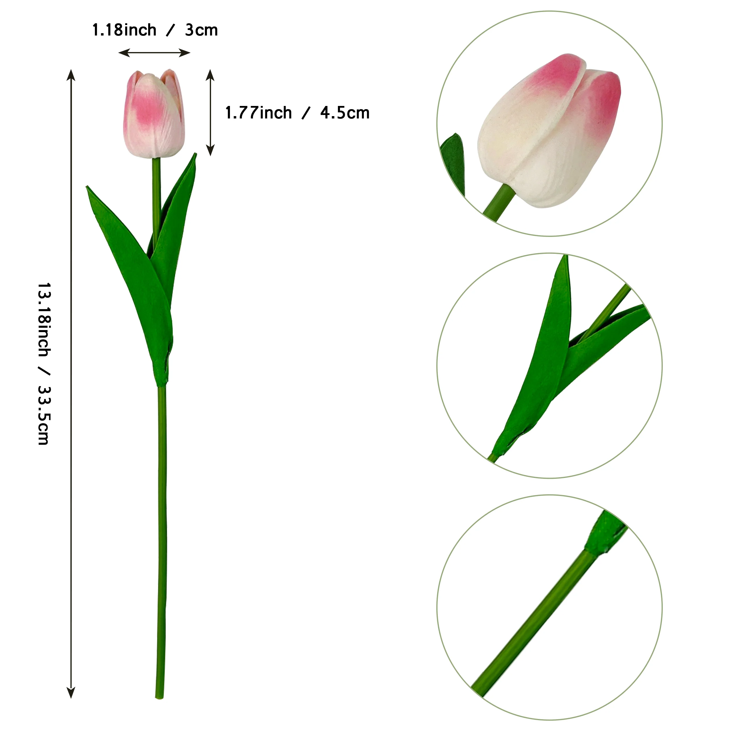 10PCS Artificial Tulips - Image 5