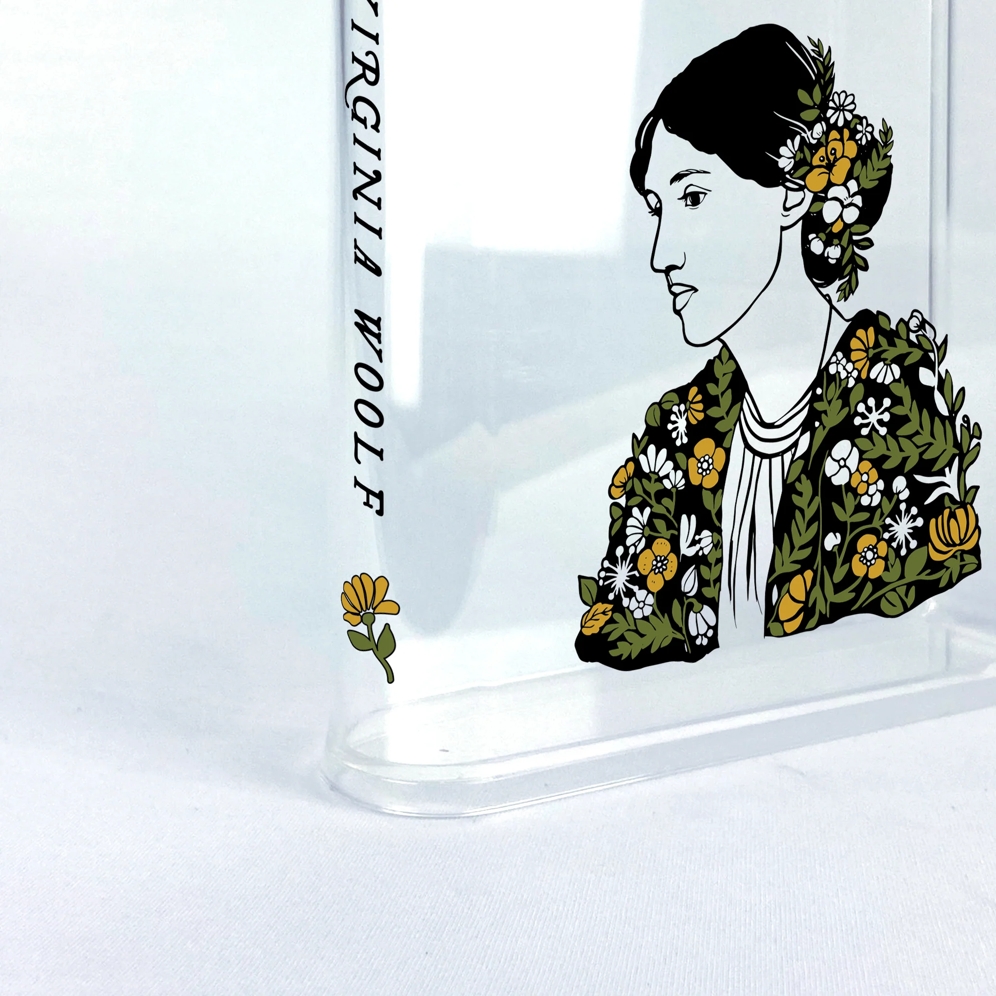 Virginia Woolf Acrylic Book Vase - Image 10