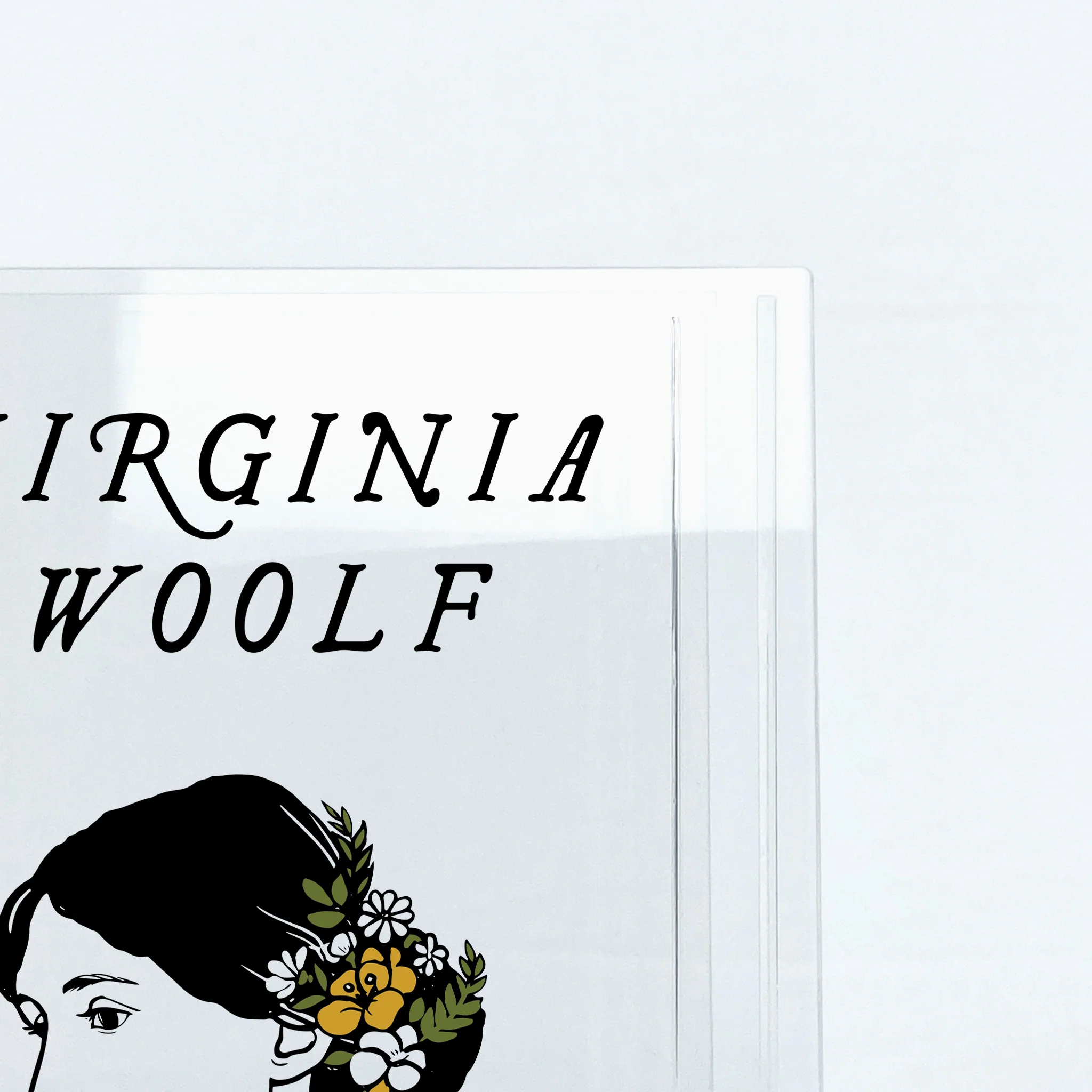 Virginia Woolf Acrylic Book Vase - Image 9