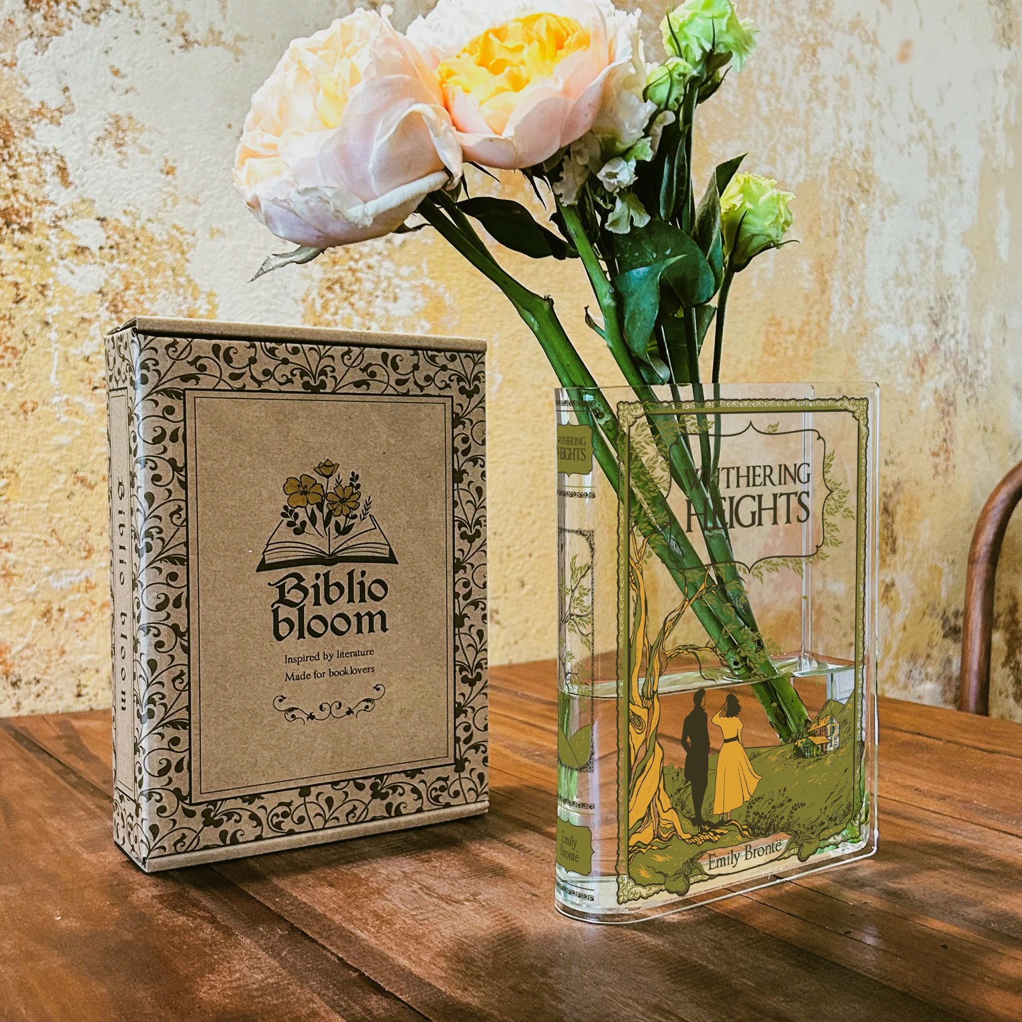 Wuthering Heights Acrylic Book Vase - Colorful - Image 5